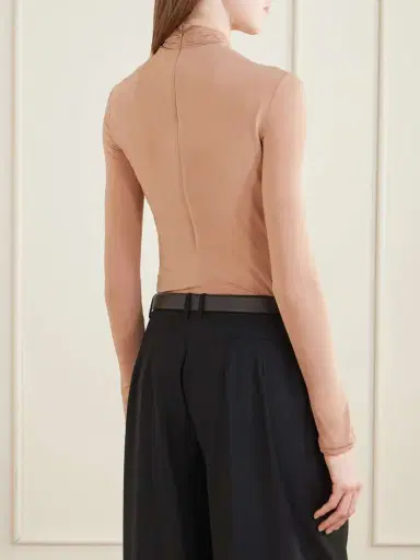 Stella McCartney Draped Crepe-jersey Bodysuit | Thumbnail 4 Stella McCartney Draped Crepe-jersey Bodysuit | Thumbnail 4