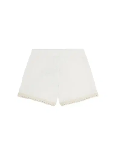 Stella McCartney Crochet-trimmed Cotton Shorts | Thumbnail 1 Stella McCartney Crochet-trimmed Cotton Shorts | Thumbnail 1