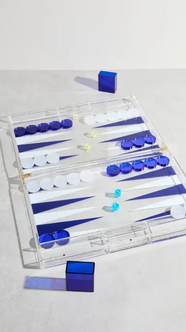Tizo Design 18 Lucite Backgammon | Thumbnail 2 Tizo Design 18 Lucite Backgammon | Thumbnail 2