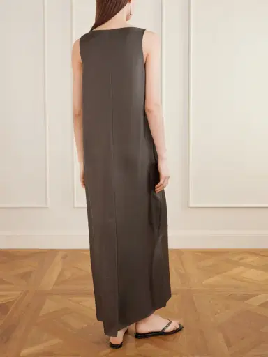 RÓHE Silk-satin Midi Dress | Thumbnail 4 RÓHE Silk-satin Midi Dress | Thumbnail 4