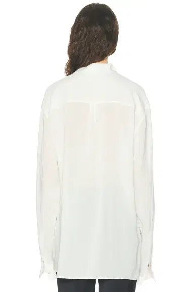 Toteme Overlapping Collar Blouse | Thumbnail 3 Toteme Overlapping Collar Blouse | Thumbnail 3