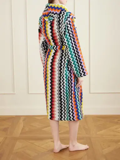 Missoni Home Hooded Striped Cotton-terry Robe | Thumbnail 3 Missoni Home Hooded Striped Cotton-terry Robe | Thumbnail 3