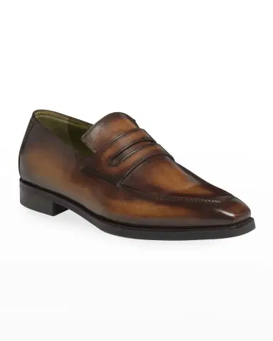 Berluti Andy Leather Loafer, Tobacco | Thumbnail 2 Berluti Andy Leather Loafer, Tobacco | Thumbnail 2