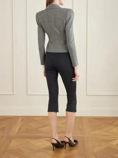 Magda Butrym Cropped Wool-blend Blazer | Thumbnail 4 Magda Butrym Cropped Wool-blend Blazer | Thumbnail 4