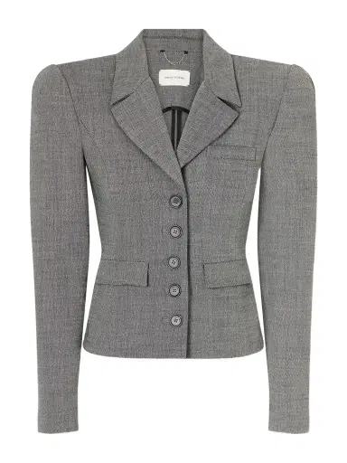 Magda Butrym Cropped Wool-blend Blazer | Thumbnail 1 Magda Butrym Cropped Wool-blend Blazer | Thumbnail 1