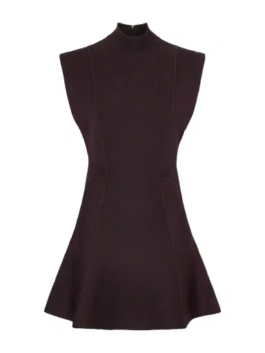 Alaïa Knitted Turtleneck Mini Dress | Thumbnail 1 Alaïa Knitted Turtleneck Mini Dress | Thumbnail 1