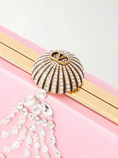 Valentino Garavani Carry Secrets Embellished Satin Clutch | Thumbnail 5 Valentino Garavani Carry Secrets Embellished Satin Clutch | Thumbnail 5