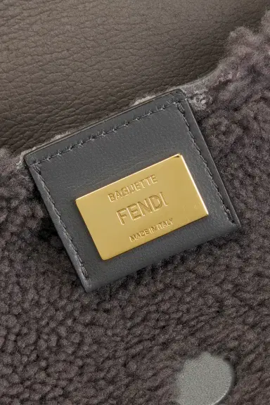 Fendi Shearling Baguette Shoulder Bag | Thumbnail 5 Fendi Shearling Baguette Shoulder Bag | Thumbnail 5
