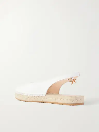Gianvito Rossi Paz Leather Slingback Espadrilles | Thumbnail 3 Gianvito Rossi Paz Leather Slingback Espadrilles | Thumbnail 3