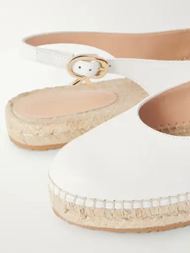 Gianvito Rossi Paz Leather Slingback Espadrilles | Thumbnail 5 Gianvito Rossi Paz Leather Slingback Espadrilles | Thumbnail 5