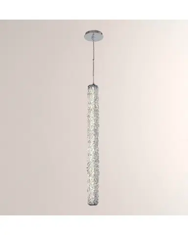 Allegri Crystal by Kalco Lighting Lina 1-Column LED Foyer Light | Thumbnail 2 Allegri Crystal by Kalco Lighting Lina 1-Column LED Foyer Light | Thumbnail 2