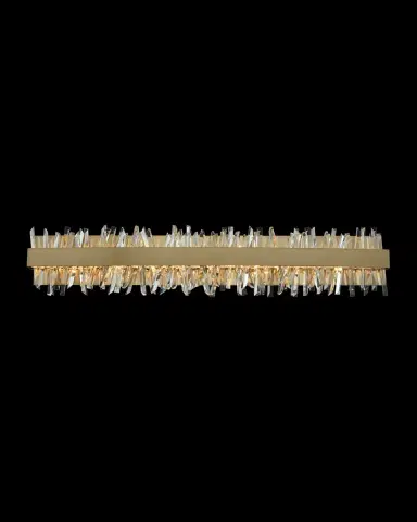 Allegri Crystal by Kalco Lighting Glacier 38" LED Bath Vanity Light | Thumbnail 2 Allegri Crystal by Kalco Lighting Glacier 38" LED Bath Vanity Light | Thumbnail 2