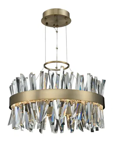 Allegri Crystal by Kalco Lighting Glacier 25" LED Round Chandelier | Thumbnail 1 Allegri Crystal by Kalco Lighting Glacier 25" LED Round Chandelier | Thumbnail 1