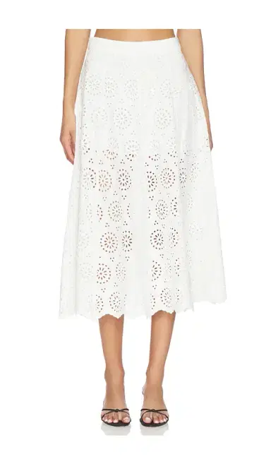 FRAME The Deco Eyelet Skirt | Thumbnail 7 FRAME The Deco Eyelet Skirt | Thumbnail 7