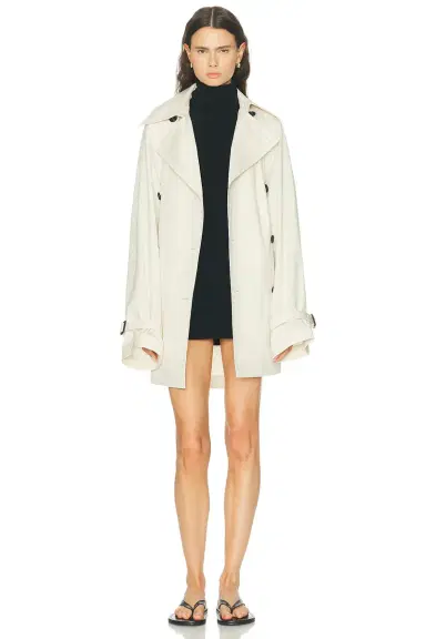 Toteme Washed Cotton Trench Coat | Thumbnail 2 Toteme Washed Cotton Trench Coat | Thumbnail 2