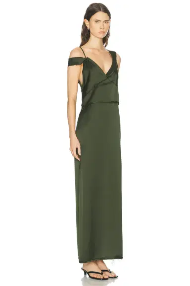 TOTEME V Neck Slip Dress | Thumbnail 2 TOTEME V Neck Slip Dress | Thumbnail 2