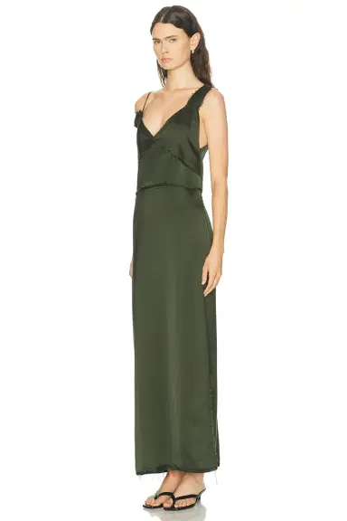 TOTEME V Neck Slip Dress | Thumbnail 3 TOTEME V Neck Slip Dress | Thumbnail 3