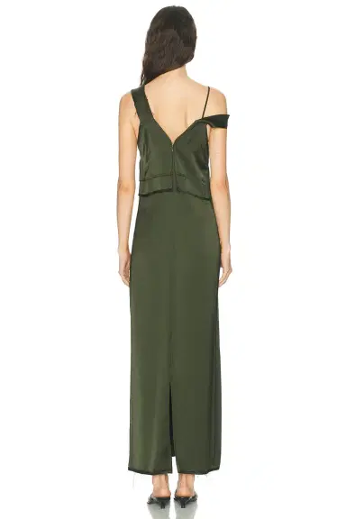 TOTEME V Neck Slip Dress | Thumbnail 4 TOTEME V Neck Slip Dress | Thumbnail 4