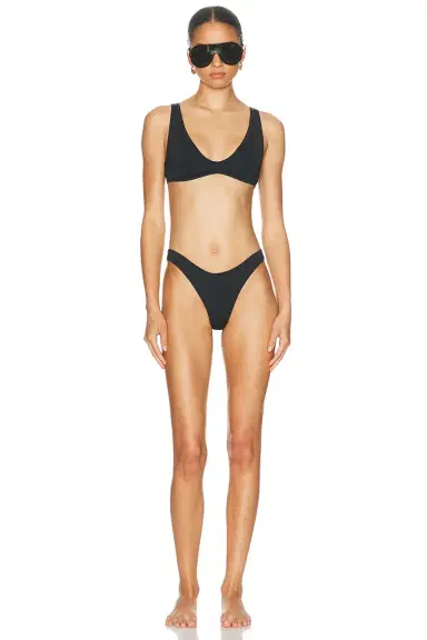 SKIMS Signature Swim Plunge Bikini Top | Thumbnail 4 SKIMS Signature Swim Plunge Bikini Top | Thumbnail 4