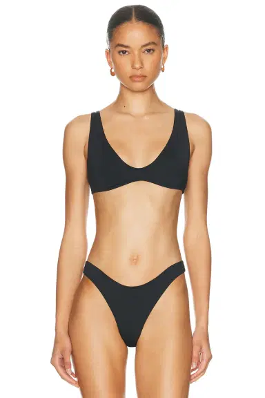 SKIMS Signature Swim Plunge Bikini Top | Thumbnail 1 SKIMS Signature Swim Plunge Bikini Top | Thumbnail 1