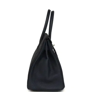 HERMÈS Hermes Birkin 30 Bleu Nuit Verso Togo Palladium Hardware | Thumbnail 3 HERMÈS Hermes Birkin 30 Bleu Nuit Verso Togo Palladium Hardware | Thumbnail 3