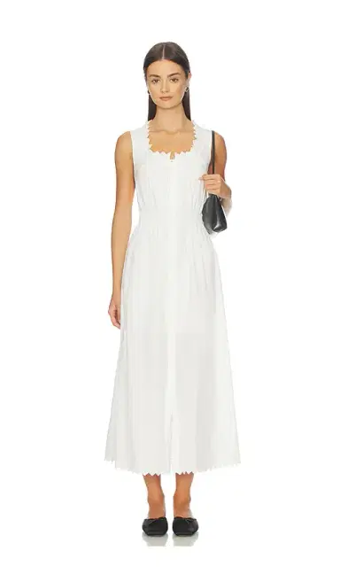 FRAME The Serene Midi Dress | Thumbnail 4 FRAME The Serene Midi Dress | Thumbnail 4