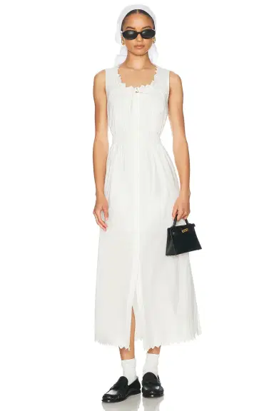 FRAME The Serene Midi Dress | Thumbnail 1 FRAME The Serene Midi Dress | Thumbnail 1