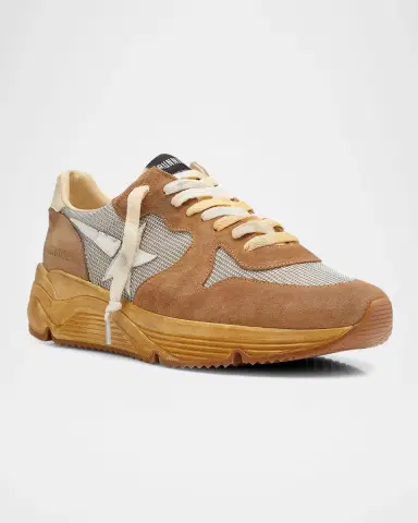 Golden Goose Men 's Running Sole Suede & Mesh Sneakers | Thumbnail 3 Golden Goose Men 's Running Sole Suede & Mesh Sneakers | Thumbnail 3