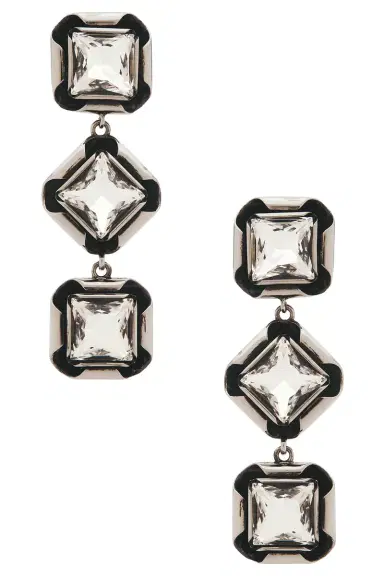 Givenchy Deconstructed Crystal Pendants Earrings | Thumbnail 1 Givenchy Deconstructed Crystal Pendants Earrings | Thumbnail 1