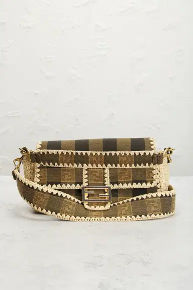 FWRD Renew Fendi Pequin Baguette Shoulder Bag | Thumbnail 2 FWRD Renew Fendi Pequin Baguette Shoulder Bag | Thumbnail 2