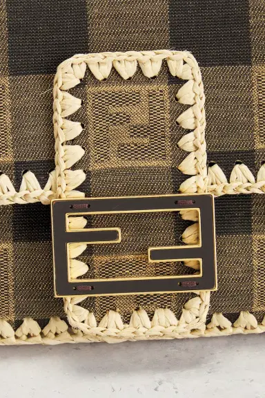 FWRD Renew Fendi Pequin Baguette Shoulder Bag | Thumbnail 6 FWRD Renew Fendi Pequin Baguette Shoulder Bag | Thumbnail 6