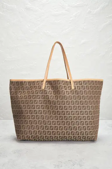 Fendi Zucchino Roll Tote Bag | Thumbnail 2 Fendi Zucchino Roll Tote Bag | Thumbnail 2