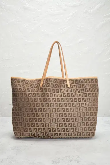 Fendi Zucchino Roll Tote Bag | Thumbnail 3 Fendi Zucchino Roll Tote Bag | Thumbnail 3