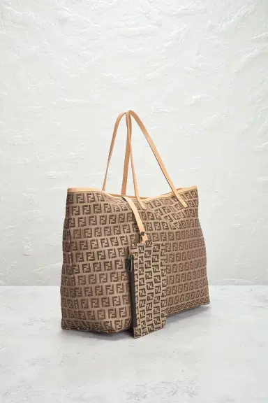 Fendi Zucchino Roll Tote Bag | Thumbnail 4 Fendi Zucchino Roll Tote Bag | Thumbnail 4