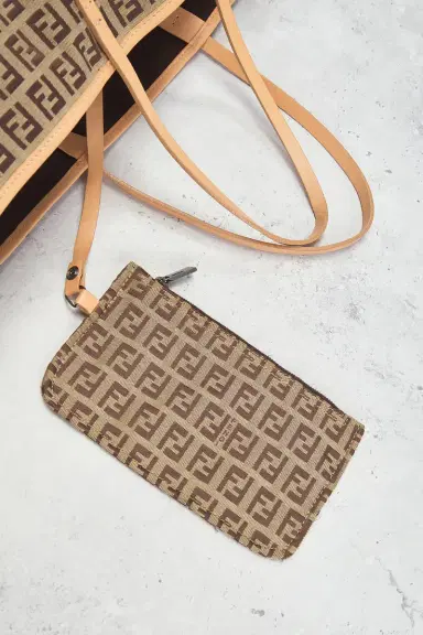 Fendi Zucchino Roll Tote Bag | Thumbnail 7 Fendi Zucchino Roll Tote Bag | Thumbnail 7