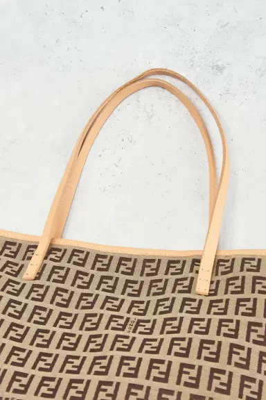 Fendi Zucchino Roll Tote Bag | Thumbnail 8 Fendi Zucchino Roll Tote Bag | Thumbnail 8