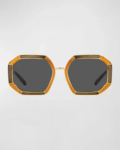 Tory Burch Two-Tone Round Metal Alloy Sunglasses | Thumbnail 2 Tory Burch Two-Tone Round Metal Alloy Sunglasses | Thumbnail 2
