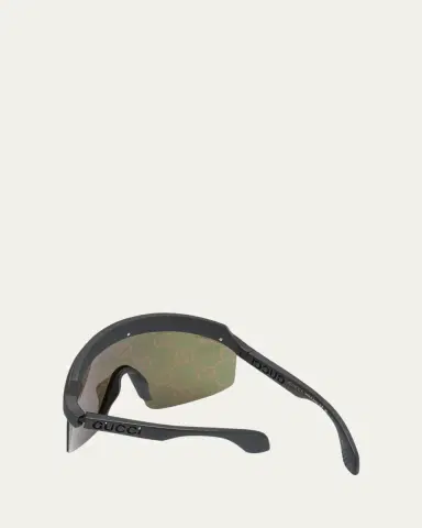 Gucci Multi-Color GG Lattice Acetate Shield Sunglasses | Thumbnail 3 Gucci Multi-Color GG Lattice Acetate Shield Sunglasses | Thumbnail 3