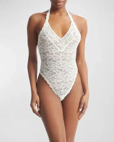 Hanky Panky I Do Scalloped Shimmer Lace Bodysuit | Thumbnail 2 Hanky Panky I Do Scalloped Shimmer Lace Bodysuit | Thumbnail 2