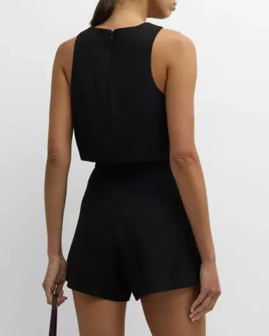 Black Halo Sanibel Two-Piece Romper | Thumbnail 2 Black Halo Sanibel Two-Piece Romper | Thumbnail 2