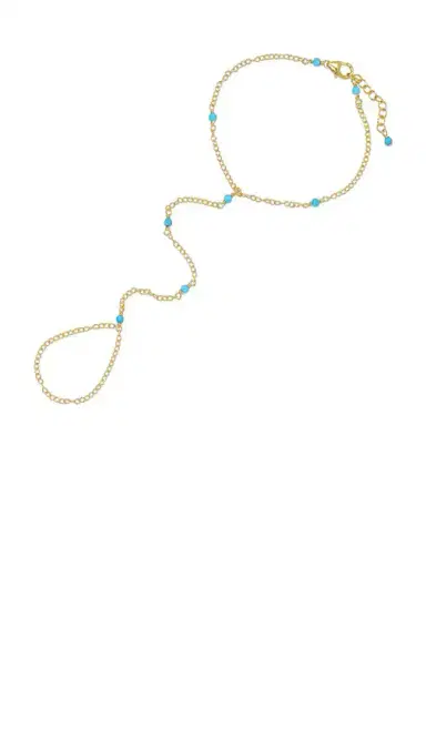 NAiiA Josie Turquoise Hand Chain | Thumbnail 1 NAiiA Josie Turquoise Hand Chain | Thumbnail 1