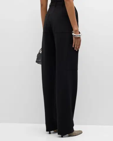 LAPOINTE Mid-Rise Leg-Pocket Tapered-Leg Tech Twill Pants | Thumbnail 6 LAPOINTE Mid-Rise Leg-Pocket Tapered-Leg Tech Twill Pants | Thumbnail 6