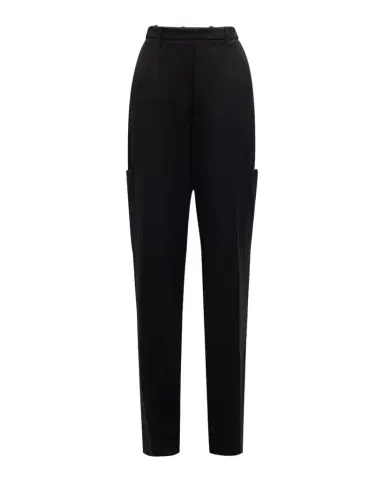 LAPOINTE Mid-Rise Leg-Pocket Tapered-Leg Tech Twill Pants | Thumbnail 1 LAPOINTE Mid-Rise Leg-Pocket Tapered-Leg Tech Twill Pants | Thumbnail 1