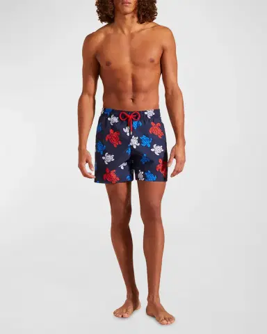 Vilebrequin Men 's Tortues Multicolores Swim Trunks | Thumbnail 3 Vilebrequin Men 's Tortues Multicolores Swim Trunks | Thumbnail 3