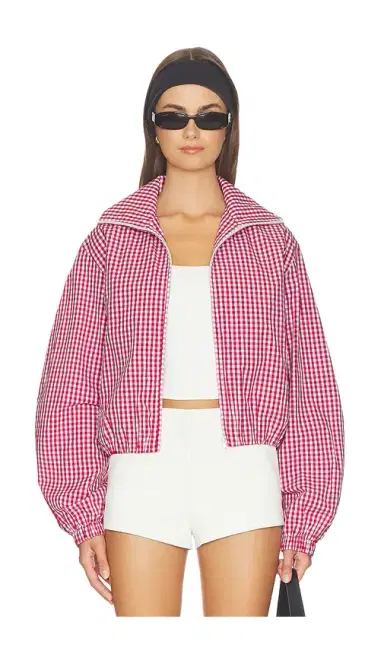 Amanda Uprichard Como Bomber Jacket | Thumbnail 1 Amanda Uprichard Como Bomber Jacket | Thumbnail 1