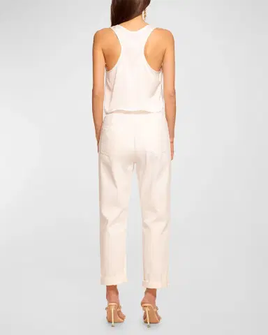 Ramy Brook Pearle High-Rise Cuffed Straight-Leg Jeans | Thumbnail 3 Ramy Brook Pearle High-Rise Cuffed Straight-Leg Jeans | Thumbnail 3
