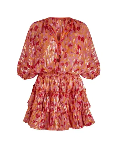 Vilebrequin Abstract Leopard Printed Silk Mini Dress | Thumbnail 1 Vilebrequin Abstract Leopard Printed Silk Mini Dress | Thumbnail 1