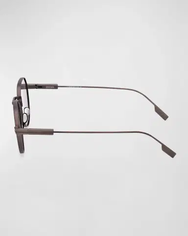 Zegna Men's Metal Round Sunglasses | Thumbnail 4 Zegna Men's Metal Round Sunglasses | Thumbnail 4