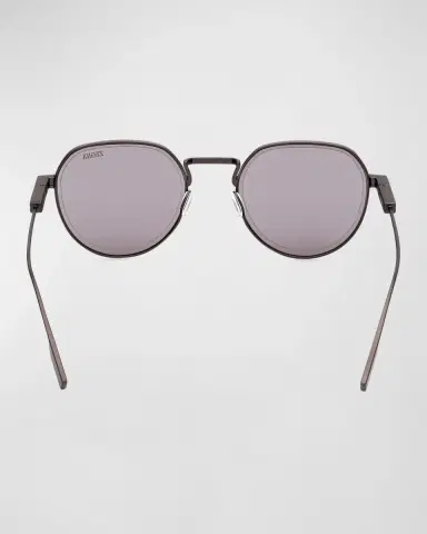 Zegna Men's Metal Round Sunglasses | Thumbnail 5 Zegna Men's Metal Round Sunglasses | Thumbnail 5