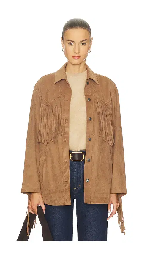 x REVOLVE Fringe Out Faux Suede Shacket x REVOLVE Fringe Out Faux Suede Shacket